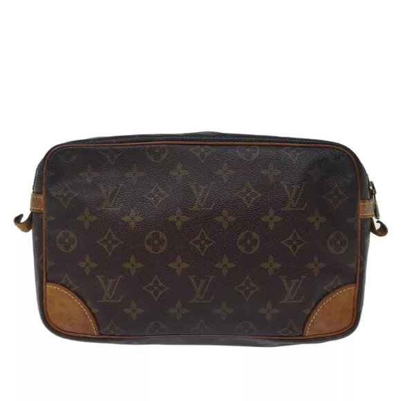 LOUIS VUITTON Monogram Compiegne 28 Clutch Bag - Picture 3 of 15